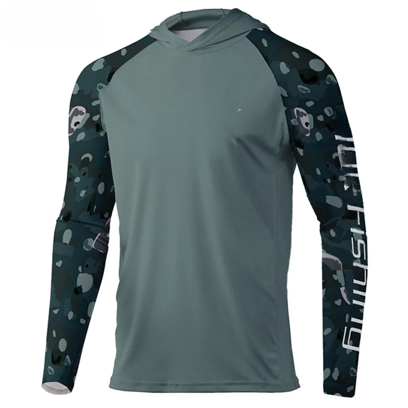 pesca masculina com capuz camisas hoodie tops roupas de alto desempenho 01