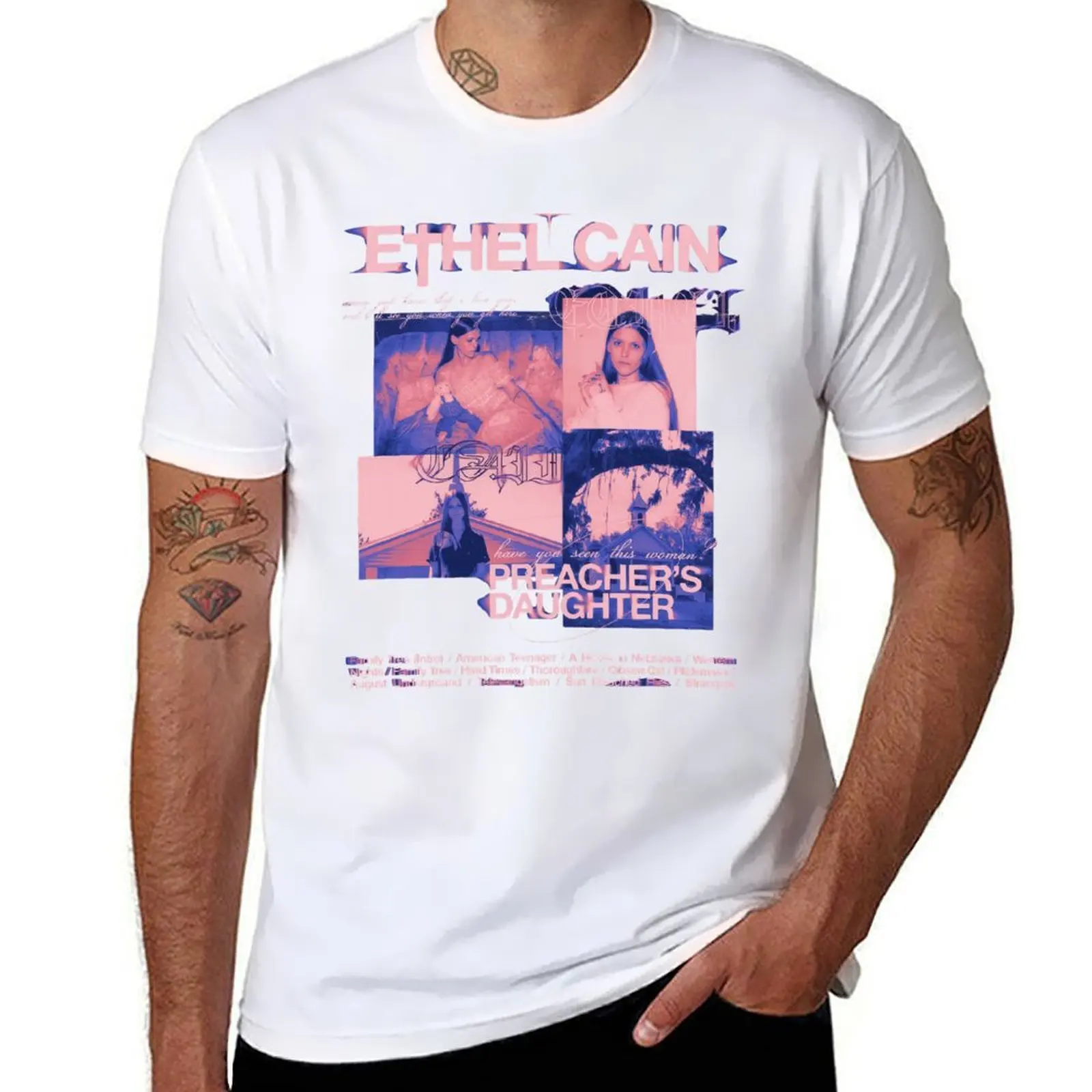 

Ethel Cain Preachers Daughter T-Shirt man t shirts high quality luxury brand anime t shirts oversize T-Shirt
