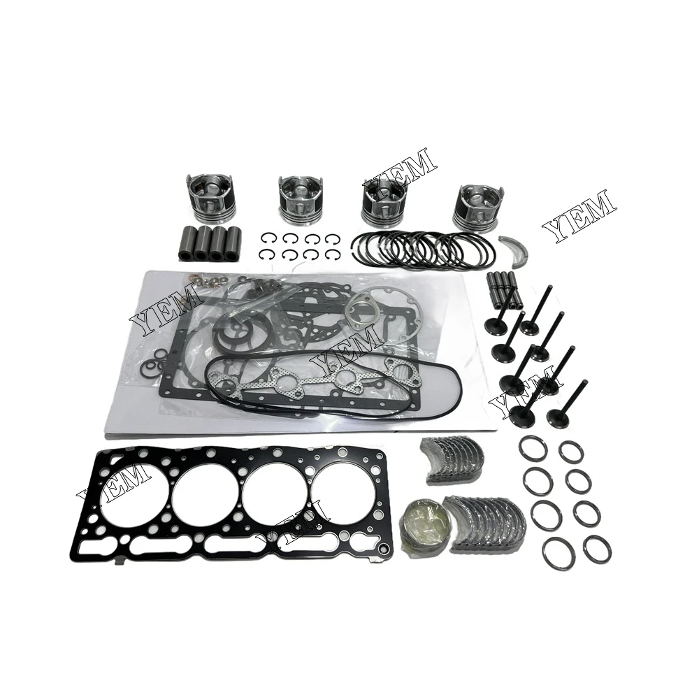 Good Quality For Kubota V1305 V1305-B Overhaul Rebuild Kit without Cylinder Liners