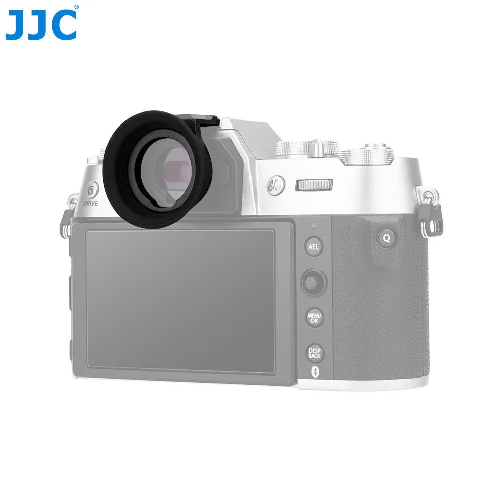 JJC X-T50 muszla oczna okular rozszerzona długa miękka gumowa muszla oczna wizjer pokrywa dla Fuji Fujifilm X-T50 XT50 aparat bezlusterkowy — zdjęcie produktu 2