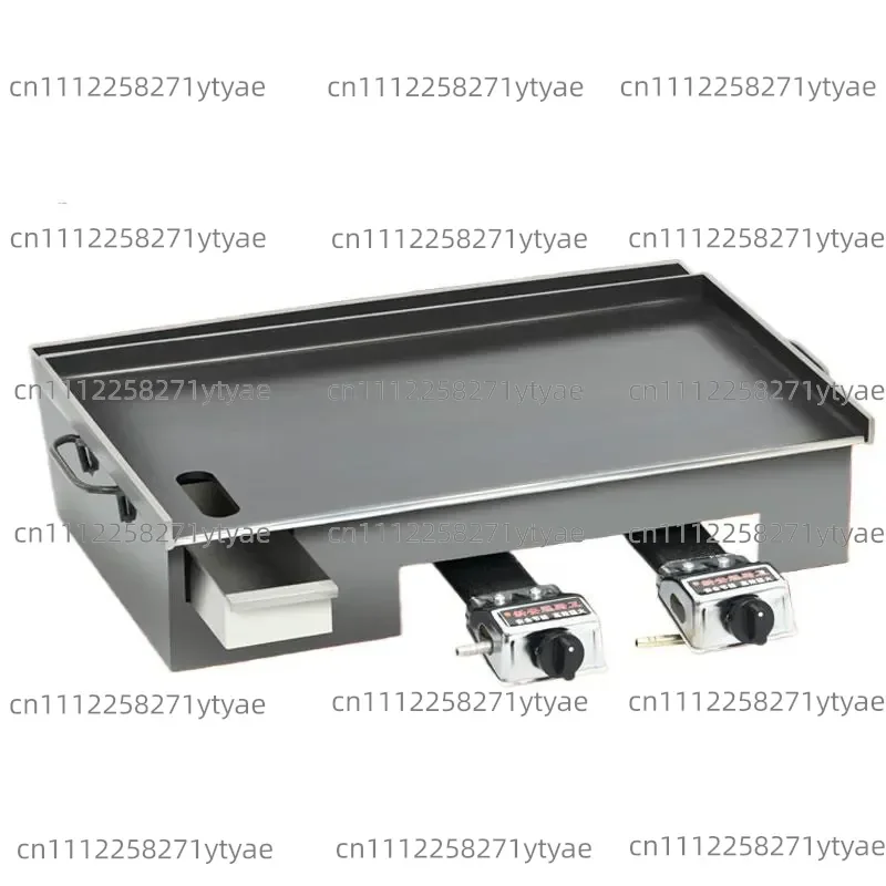 Plancha de hierro comercial para puestos de comida, equipo para calamar, para asar a gas, fideos fríos, tofu, placa para barbacoa, arroz frito, huevos, pasteles y como estufa.