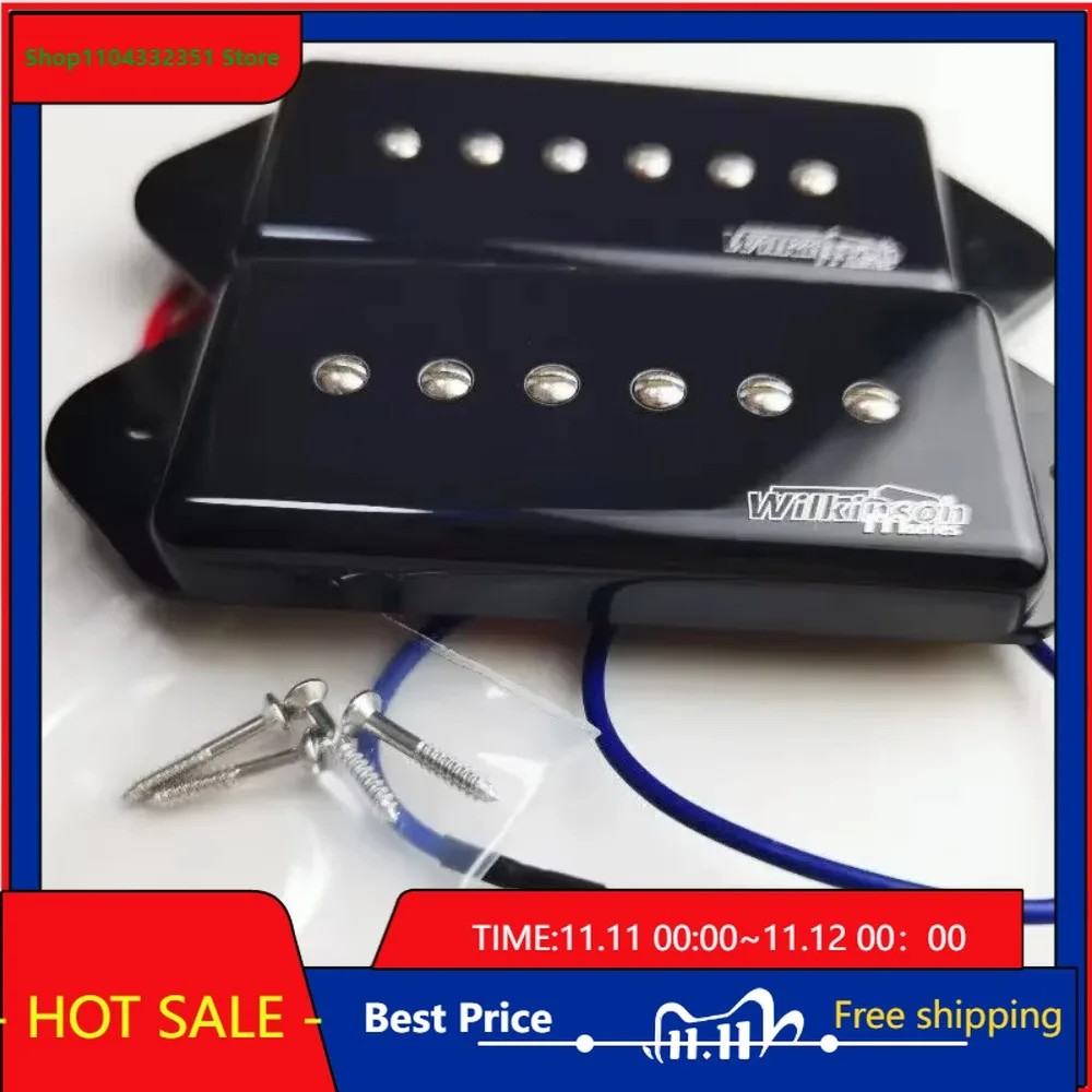 Bo-Hong Store-Hot Sale Wilkinson W90DE LP/SG Guitar Ceramic Magnet P90 Dog Ear Single Coil Pickup-for Guitar Equipment