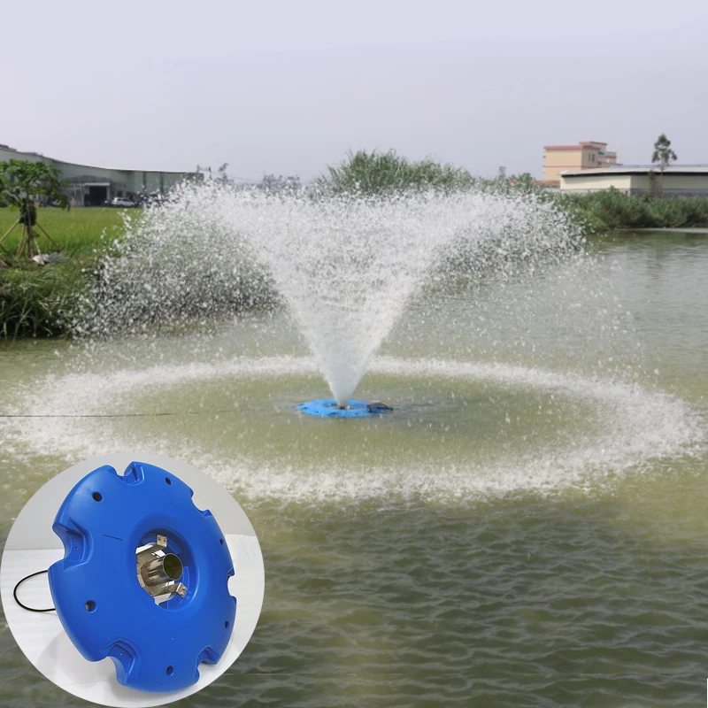 

1.5KW/2.2KW SS Floating Fountain LED Lights 220V/380V Water Aerator Pond River 3-5m Jet Height Easy Installation Modern Design