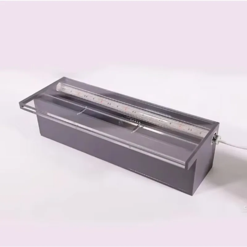 Acrylic Waterfall Spout Water Curtain Landscape Outlet Pool Garden Water Flow Decor Hardware Fitting Flat Linear Wide Water