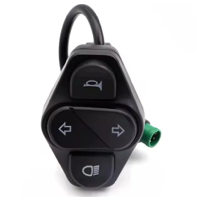 B37B-Headlight Button For Kukirin G2 Master Electric Scooter 5 Pin Turn Signal Switch Accessories