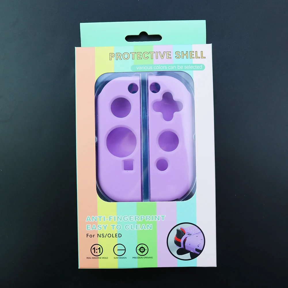 For NS OLED Protective Shell Suitable For Switch OLED Protective Sleeve Explosionproof Soft Film Rocker Cap With Thumb Grip Caps