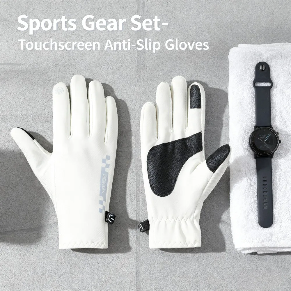 

Riding Ski Skin-Feel Gloves Winter Fleece-Lined Thickened Cold-Resistant Waterproof Warm Gloves