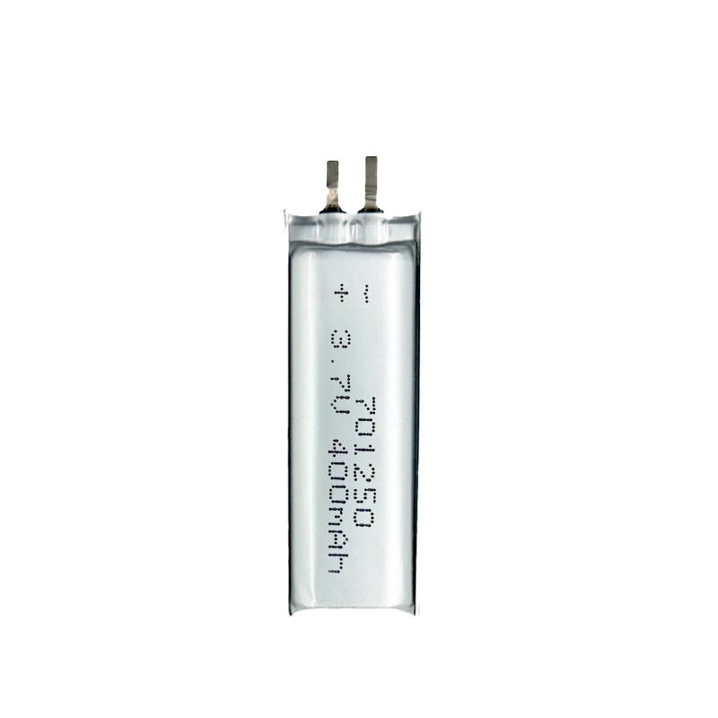 701250 3.7V 400mAh Long Cycle Life Rechargeable LiPo Battery Lithium Polymer Cell for Wearables 701435 701530 702020 702025