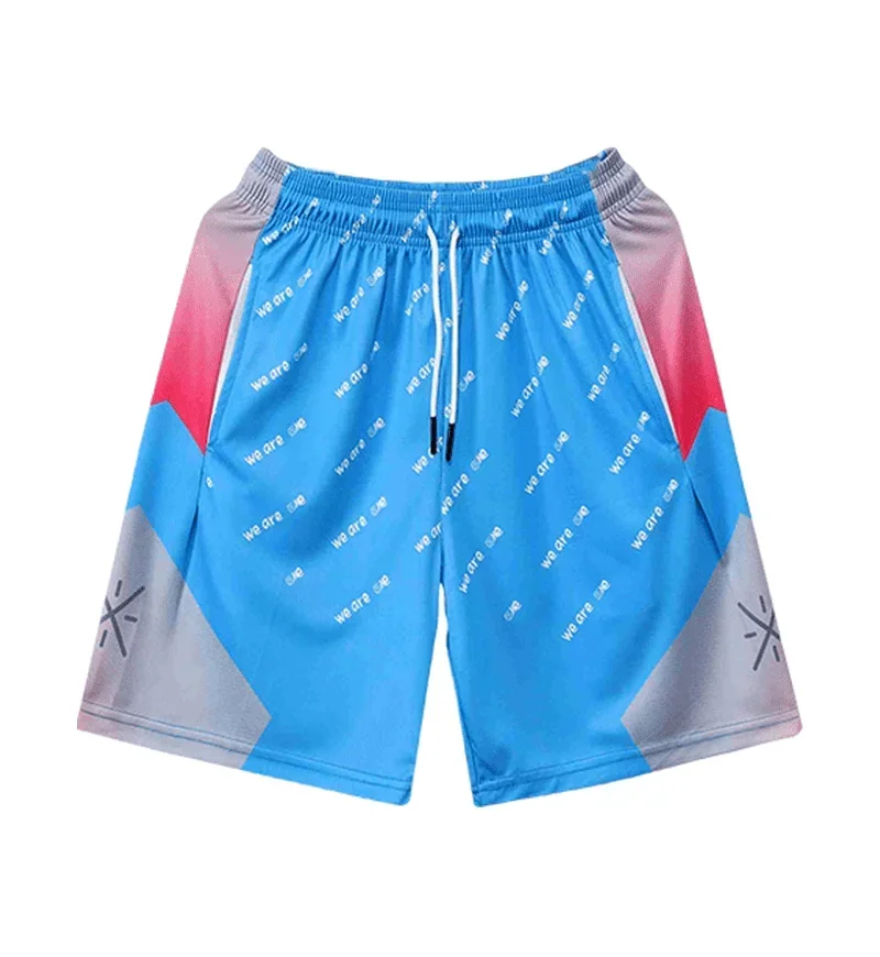 new 24/25 American shorts breathing fast for men, three points, but knee, sports, leisure, college, boys, all, summer,