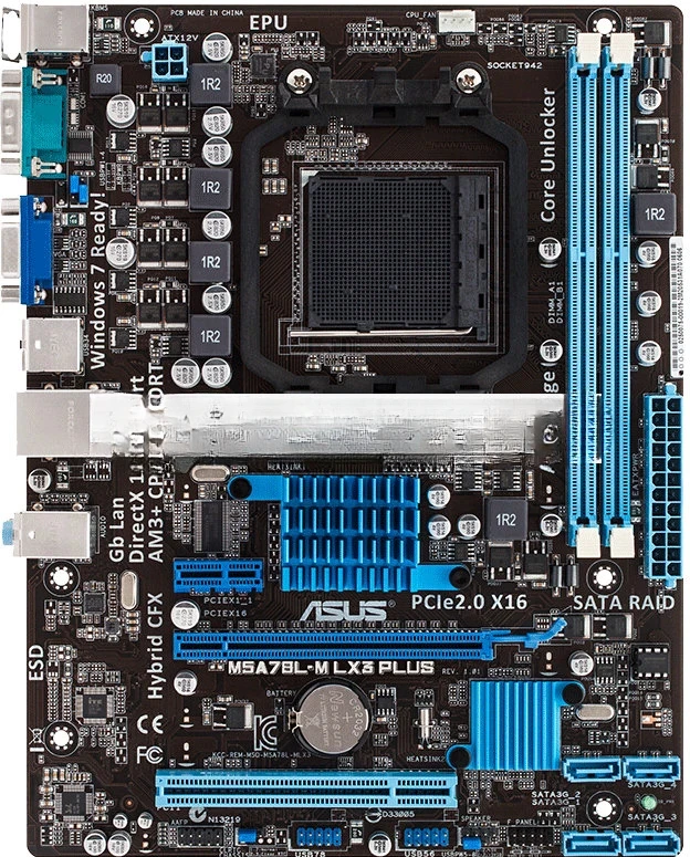 Mainboard for DDR3AM3+ AM3 Mainboard M5A78L-M LX3 PLUS