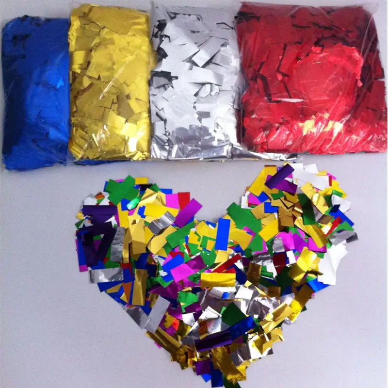 Gold Silver Colorful Stage effect Machine confetti paper for confetti machine dmx effect machine dj party stage show