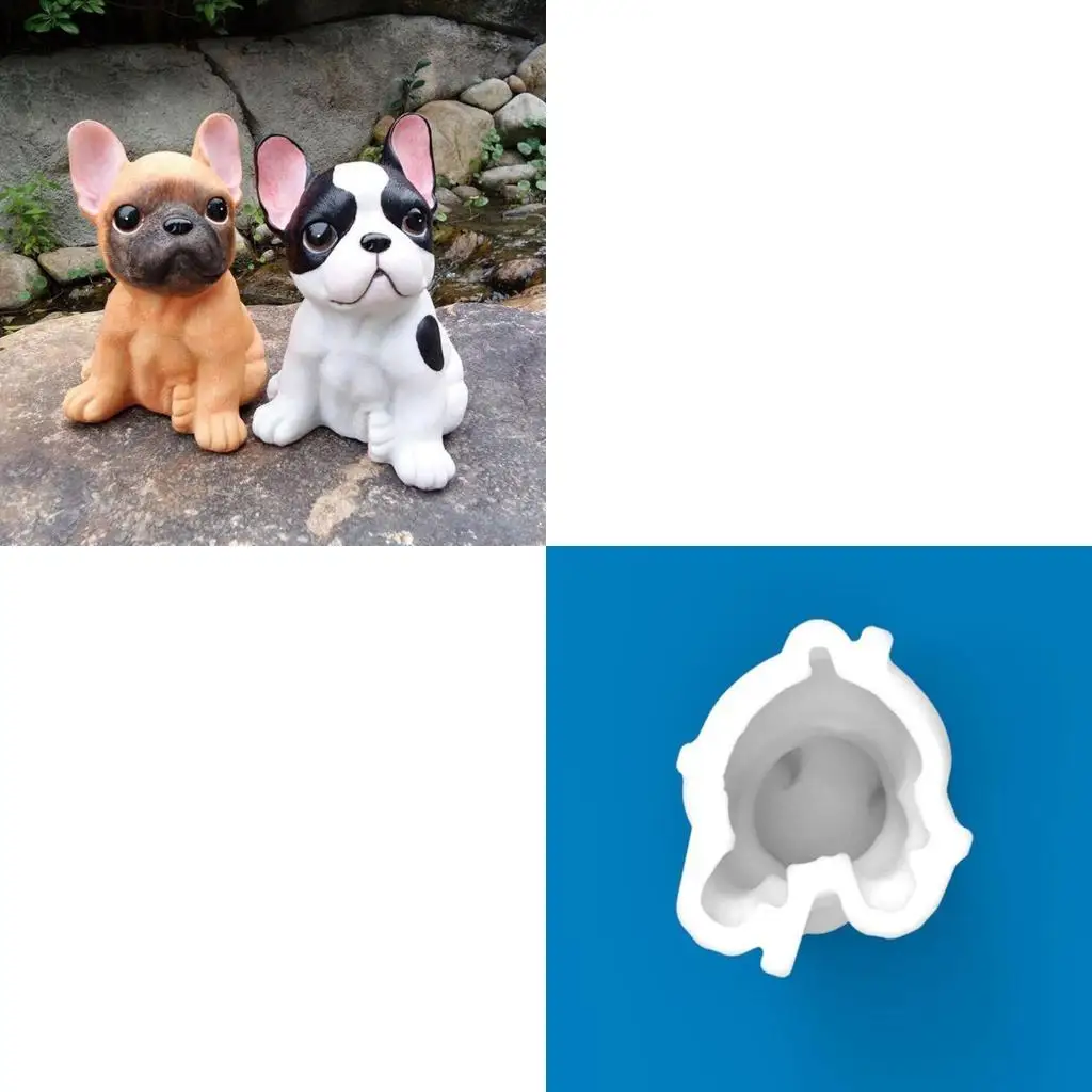 

9HJK DOG Силиконовая плесень для смолы Casting Silicone Silicone Soap Polm для домашнего декора