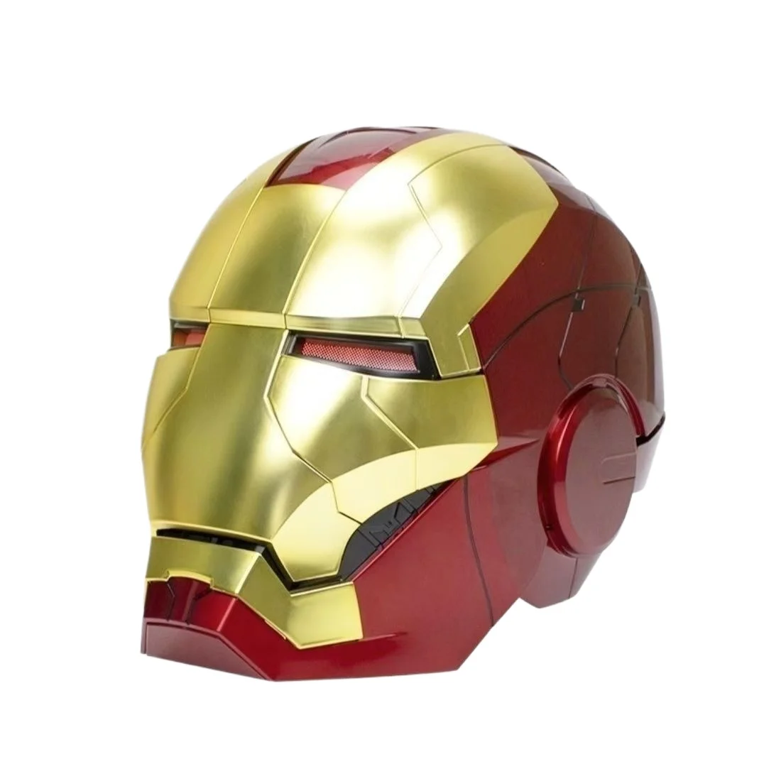 Iron Man Helm Mk5/MK50 Elektrisch Spraakgestuurd Bedienbaar Draagbaar 1:1 Masker Automatisch Openen Sluiten Model Figuur Volwassen Speelgoed Cadeau