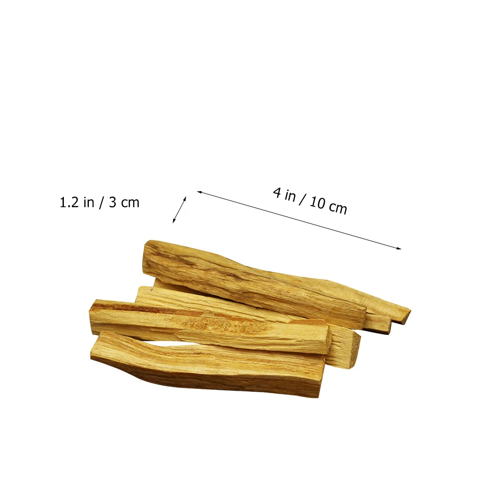 

6pcs Palo Santo Wood Incense Sticks Natural Aromatherapy For Meditation Stress Relief Purifying Air Healing Wooden Sticks Home
