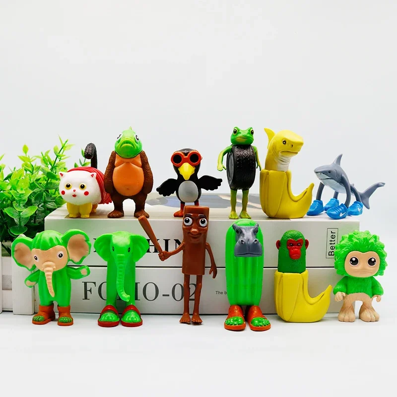 Tralalerotralala Tung Tung Tung Sahur Tralala مضحك القرش الجبال والبحار الإبداعية مجردة أرقام الحلي هدايا الحفلات