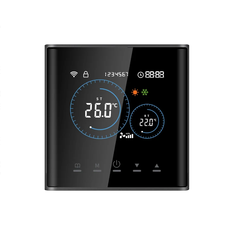 Picture 7: Smart Fan Coil Thermostat HVAC WiFi Digital Room Thermostat Modbus Controller for Fan Coil Unit