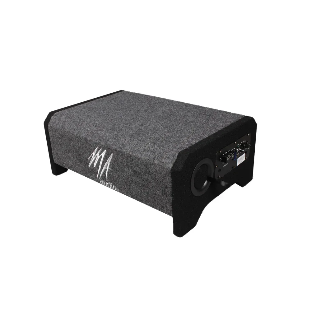 Cheap Slim Powered Car Audio Amplified  Subwoofer Box Active Under Seat Subwoofer  China