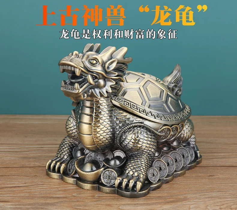 GOOD gift Southeast Asia luck Dragon ashtray statue mascot HOME office shop BAR CLUB Decoration bring wealth fortune