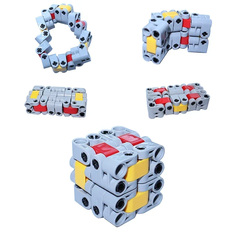 Building Block MOC Bricks Smart Fidget Magic Cubes Spinner Fingertip Technical Toy Puzzle Assembling New Intelligence Toys