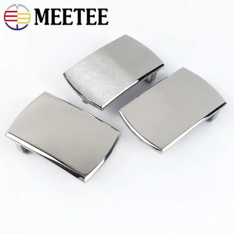 1/2Pcs 40mm Stainless Steel Belt Buckles for Men Canvas Waistband Belts Head DIY Leather Craft Jeans Replacement Accessories