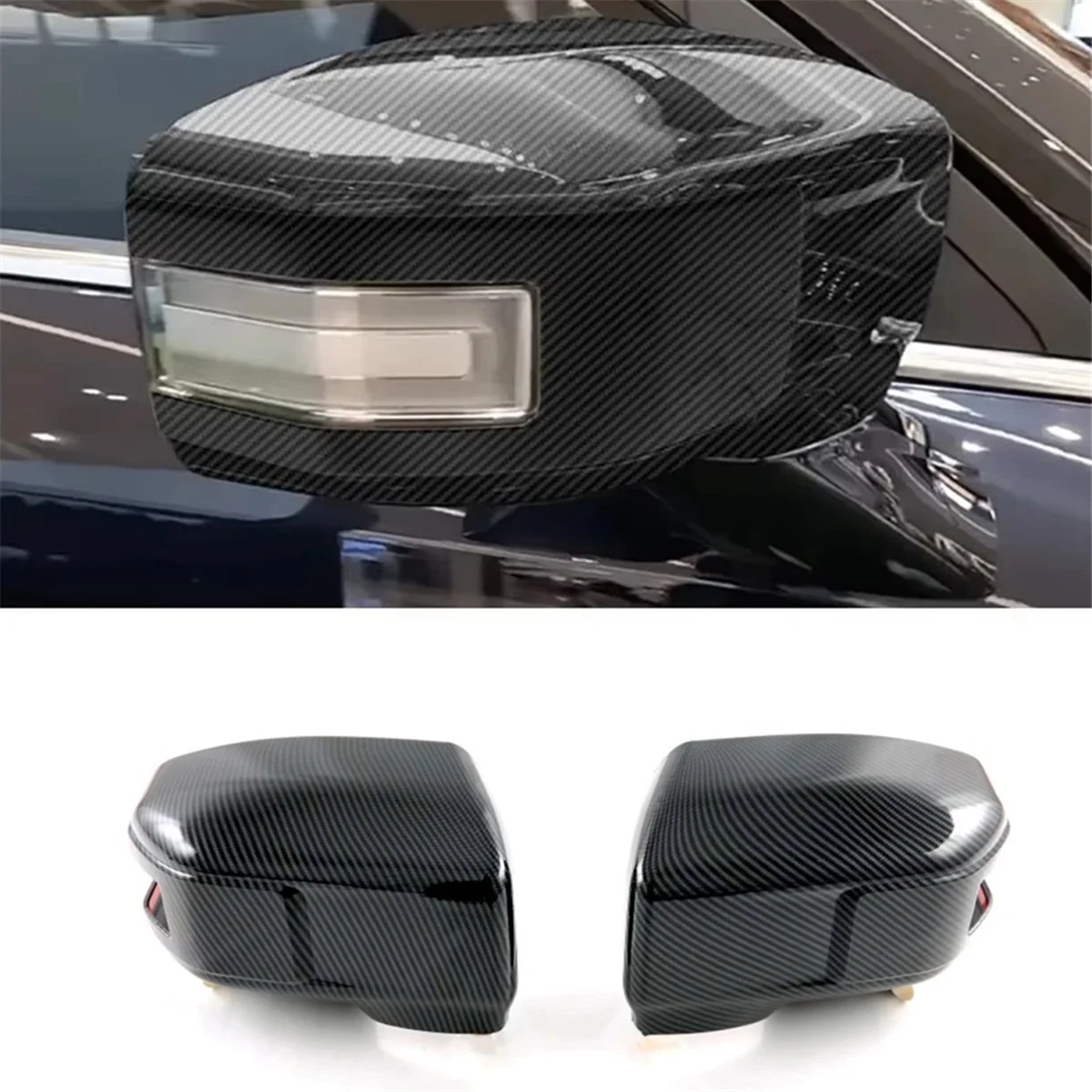 T45C_For SsangYong Torres 2023-2025 غطاء مرآة الرؤية الخلفية للسيارة إطار مرآة الباب الجانبي ملحقات الكسوة