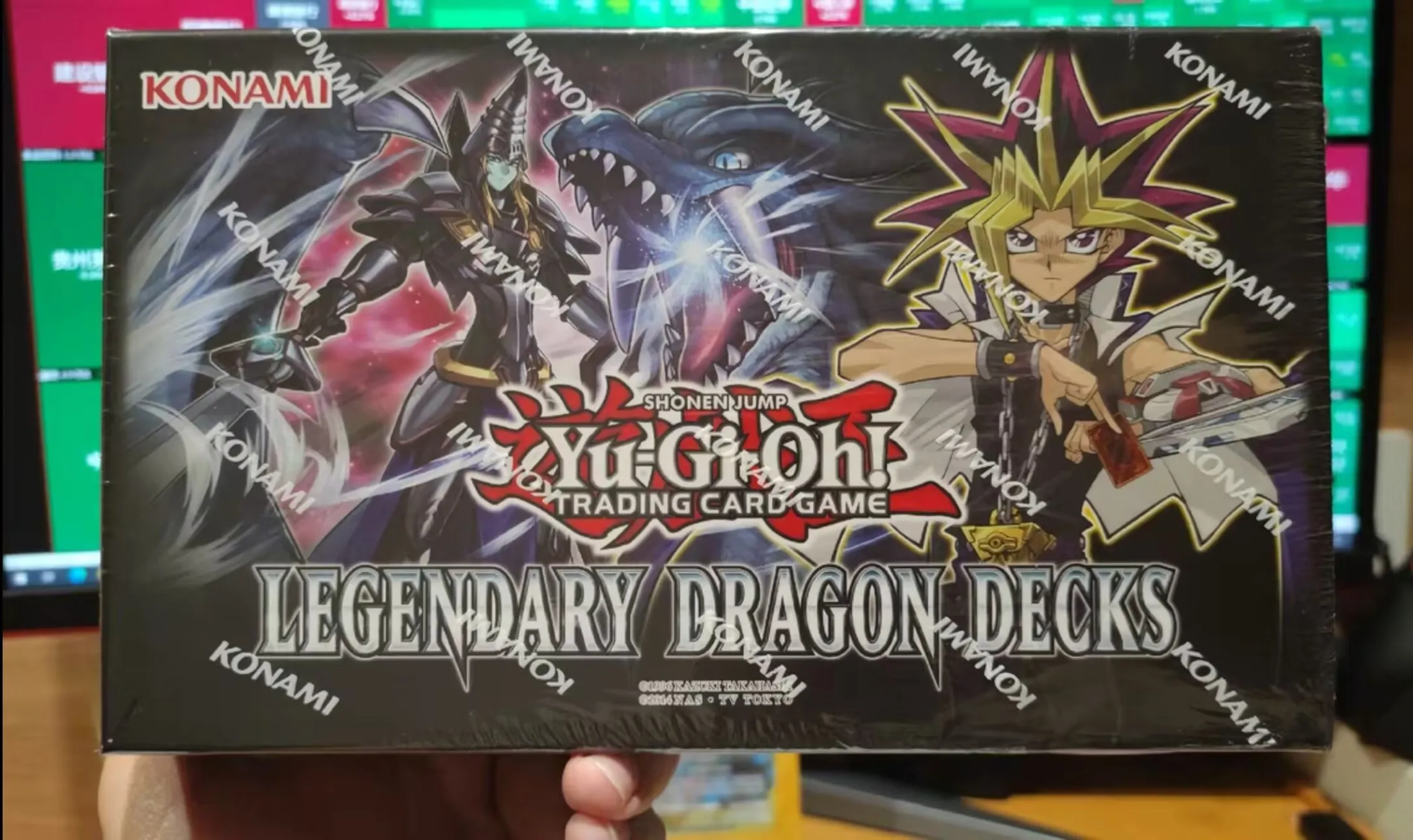 

Yugioh KONAMI Duel Monsters TCG Legendary Dragon Decks English Collection Sealed Booster Box