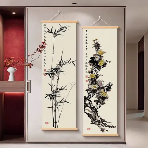 중국 전통 꽃과 새 그림, 가정 장식 그림, 포스터 벽 예술 벽, 예술 장식 캔버스