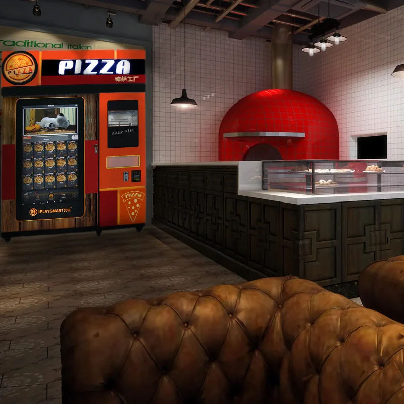 Distributore automatico di pizza Iplaysmart distributore automatico di alimenti veloci freschi per pizza acquisto automatico distributore automatico di pizza