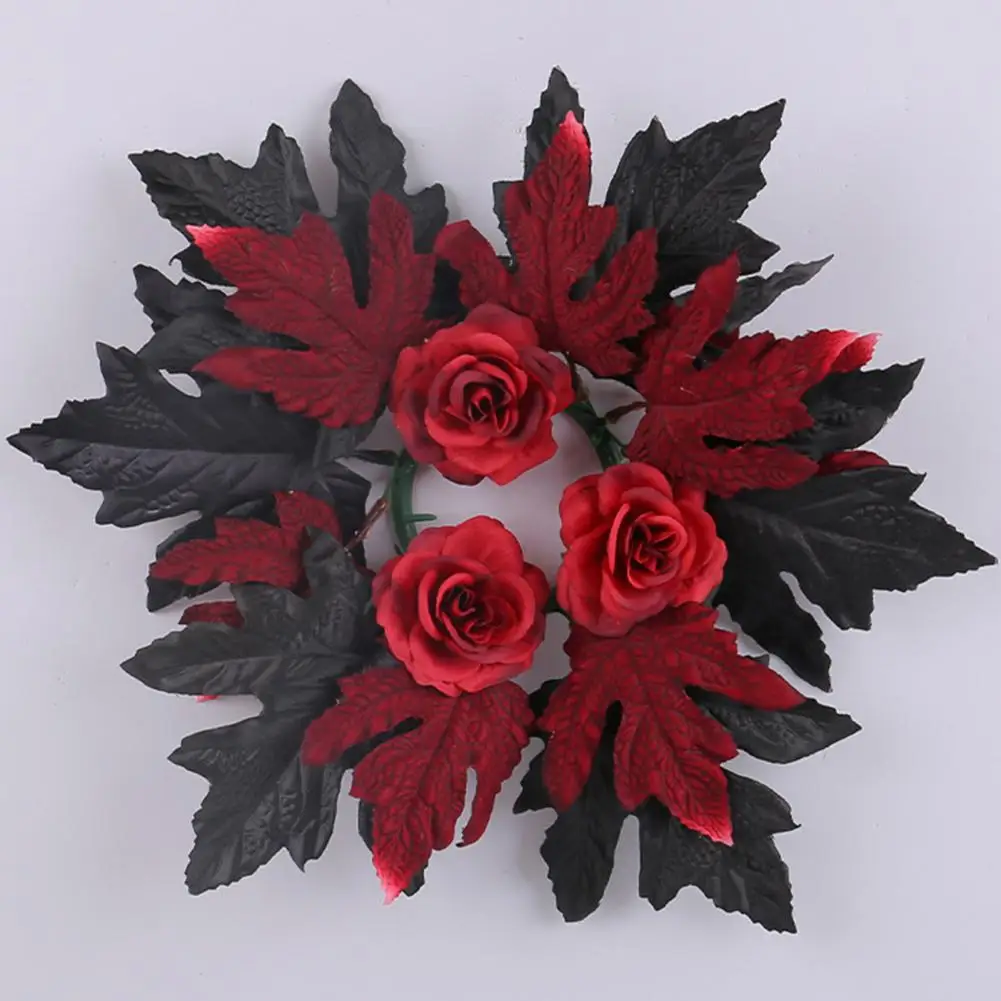 Halloween Maple Leaf Garland Artificial Maple Leaf Vine Festive Halloween Maple Leaf Wreath Garland Set for Home for Halloween