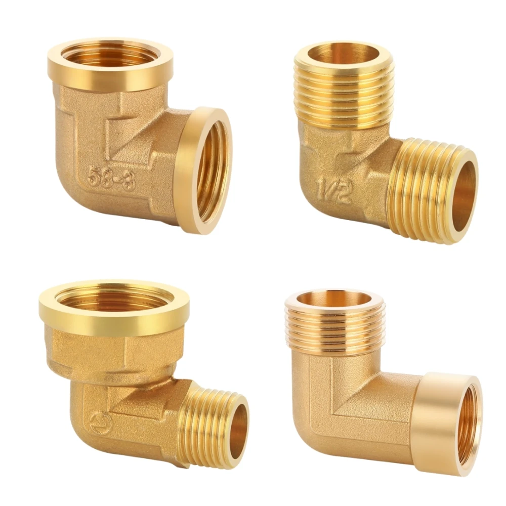 Elbow 90 Degree Pipe Joint Internal and External Thread Adapter 1/2