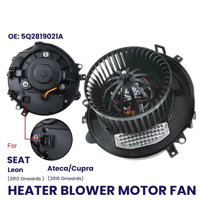 HEATER BLOWER MOTOR FAN WITH RESISTOR FOR SEAT LEON ATECA CUPRA ATECA 5Q2819021B