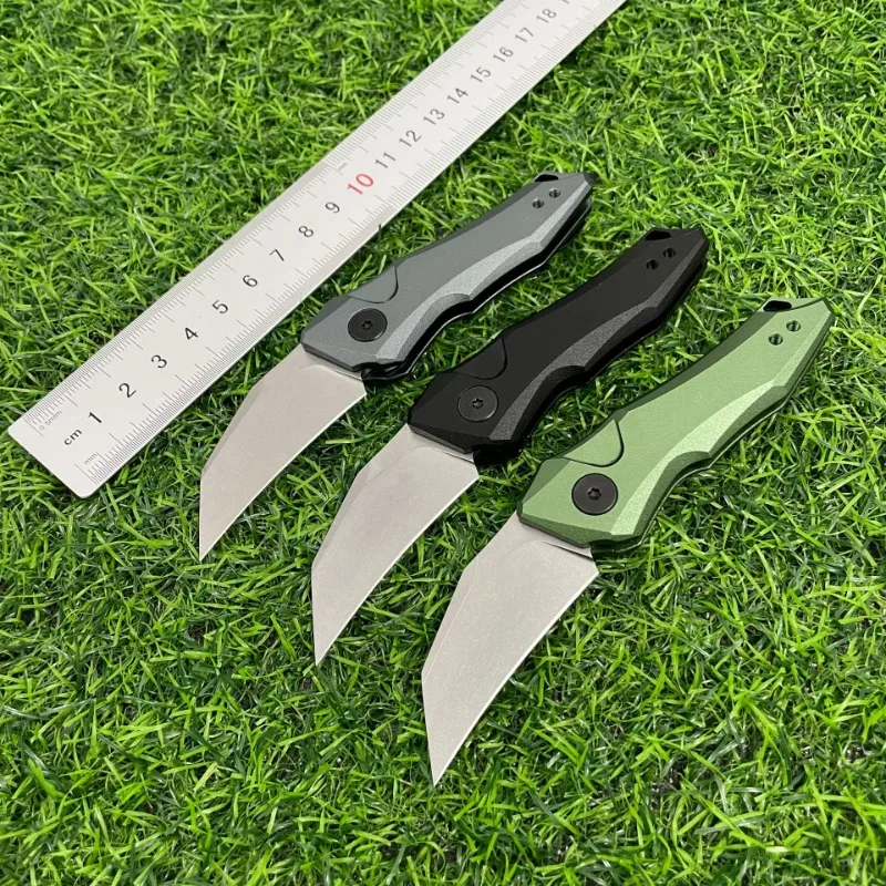 

KS 7350 outdoor mini D2 blade aluminum alloy handle multi-purpose hiking camping hunting survival EDC folding knife men's gift