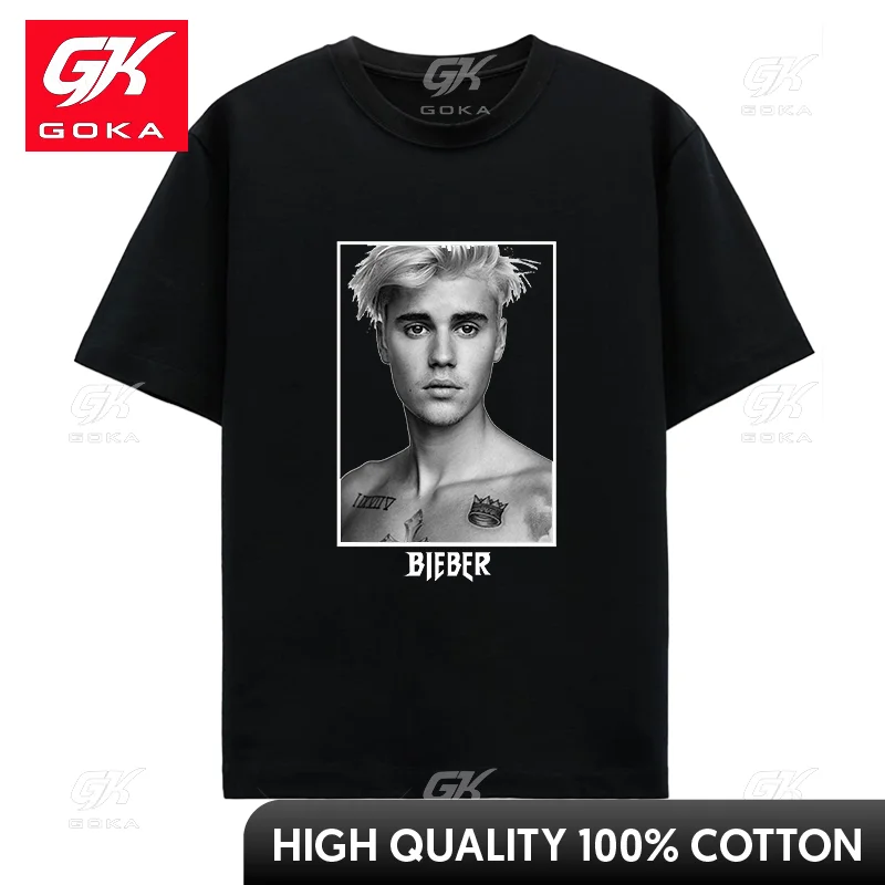 Justin Bieber Men'S  T Shirt White Medium  Graphic T Shirts Clothing Cotton Tees Vintage Tops Printed  Classic Unisex T Shirt