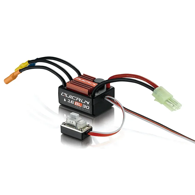 HobbyWing QuicRun WP 16BL30 30A Waterproof Brushless ESC 2435 G3 Motor Suitable for 1/16 RC Remote-controlled Off-road Vehicles