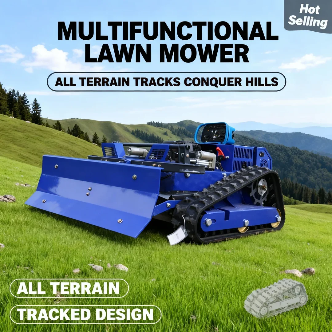 

Индивидуальная промышленная газонокосилка с дистанционным управлением 2025 года — четырехтактное трековое альпинистское оборудование для толкания снега и прополки