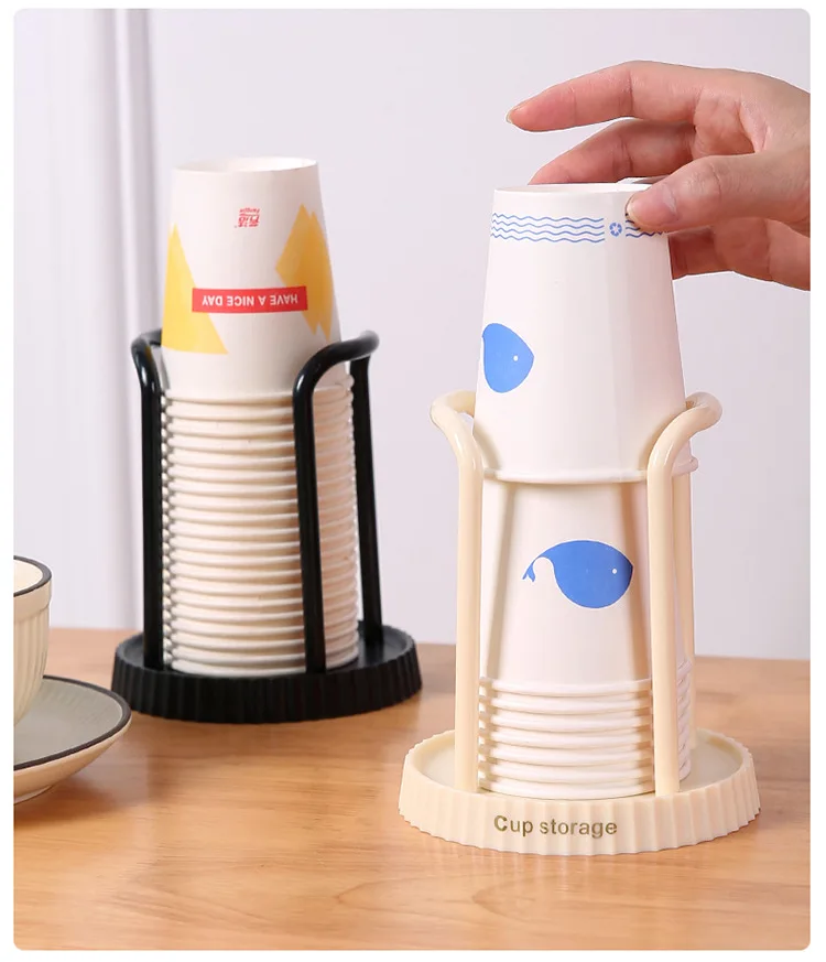 Japanischer Papierbecherhalter, Einweg-Becherhalter, Multifunktionaler Becher-Aufbewahrungsständer für Haushalt, Kaffee- und Teetassenhalter – Detail 9
