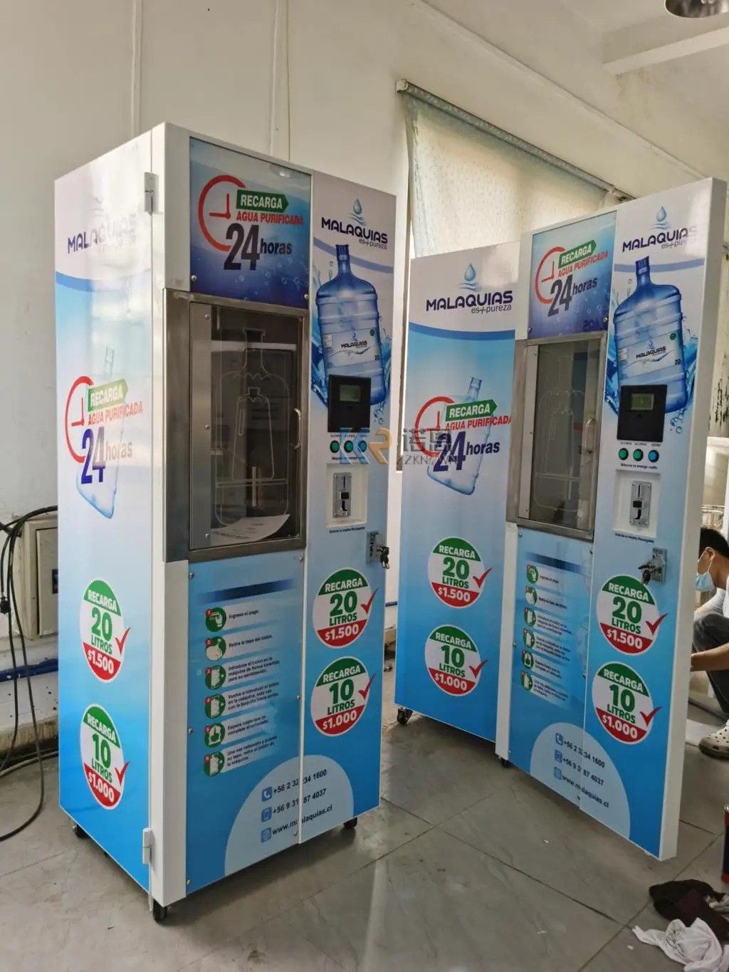 2023 OEM Coin Operated Bottle Purified Water Vending Machine Commercial Automatic Cool Water Vending Equipment for Drinking