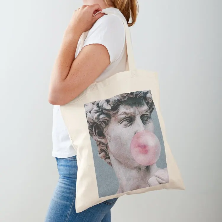 

DAVID DE MIGUEL ANGEL WITH GUM Tote Bag hand bag ladies tote bag women Canvas Large bags for women