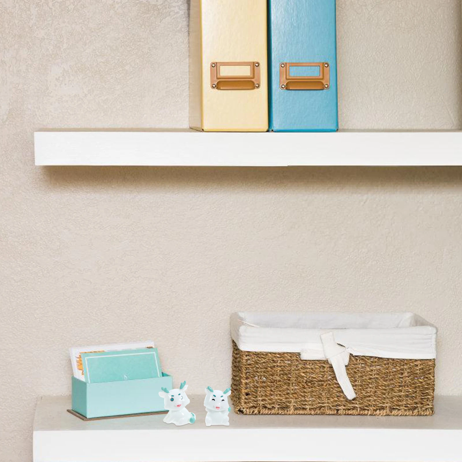 4 pezzi mini decorazioni drago artigianato in resina carino stile cinese piccole statue di drago scrivania casa ufficio ornamenti desktop capodanno