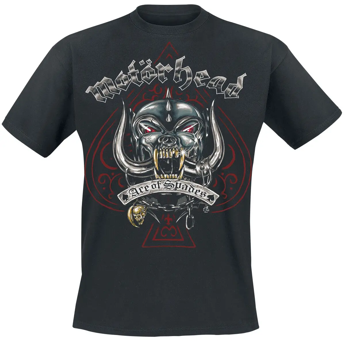 

Ace of Spades Tattoo Motörhead Периферийный узор с принтом Летние элитные брендовые хлопковые мужские и женские футболки с короткими рукавами