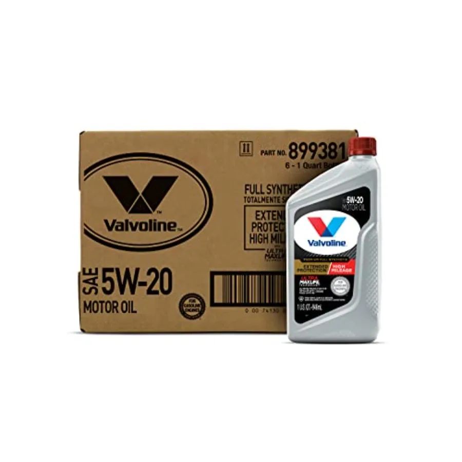 

Моторное масло Full Synthetic 5W-20 с технологией Ultra MaxLife для увеличенной защиты и высоких пробегов, 1 QT, упаковка из 6 штук