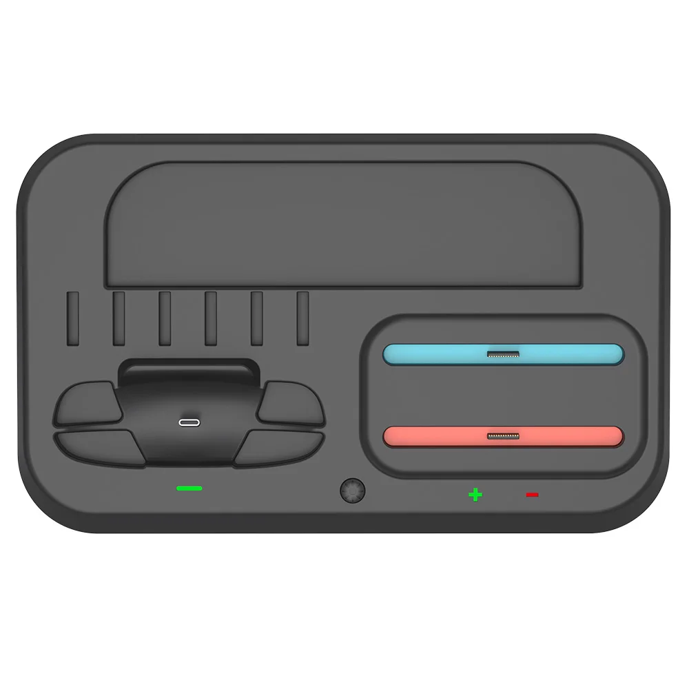 

REMANK для Switch 2, контроллер Joycon, зарядная станция для SWITCH 2, геймпад, зарядная док-станция, многофункциональная, 6 слотов для карт, RGB подсветка