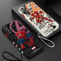 Ironman Spiderman Marvel Case for OPPO A54s A53 A74 5G A38 A18 A17 A32 A31 2020 A16k A16e A15 A12 A11k A11 A7 A5 Silicone Cover