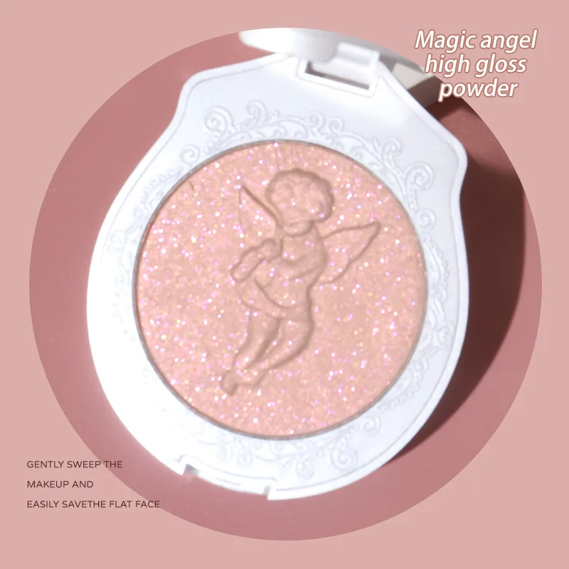 Angel High-gloss Diamond Powder Highlighter Brightening Nose Shadow Cosmetic Pearlescent Face  Iluminador Maquillaje