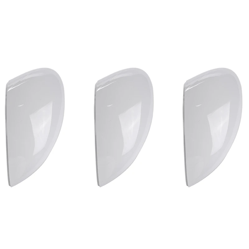 

3Pcs Right White Rearview Side View Mirror Replacement Cover Cap Case Shell For Ford For Fiesta 2008-2017