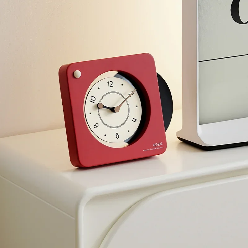 Simple Compact Style Desk Clock Table Living Room Table Clock Indoor Placement Items Creativity Home Decor Reloj De Mesa