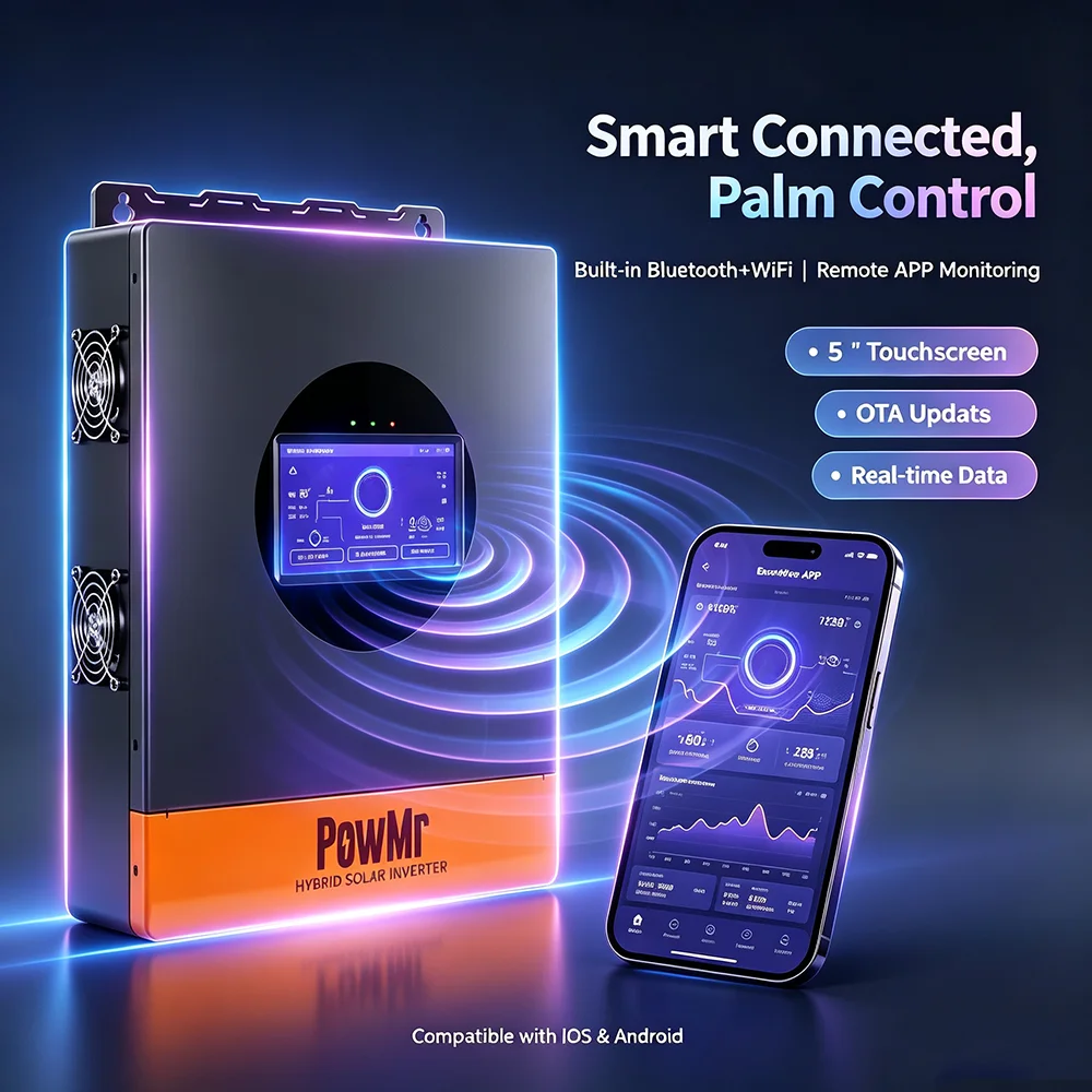 PowMr 48V Hybrid Solar Inverte - Solar System Orrery ulasan dan harga