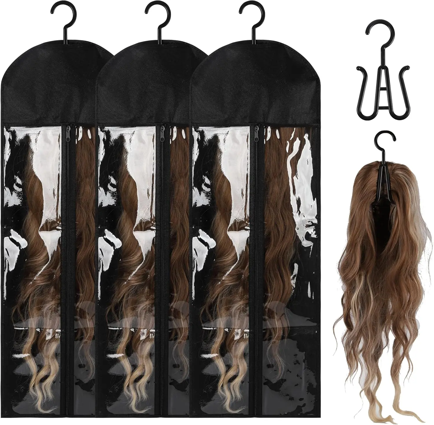 1Set Wig Storage Ba…