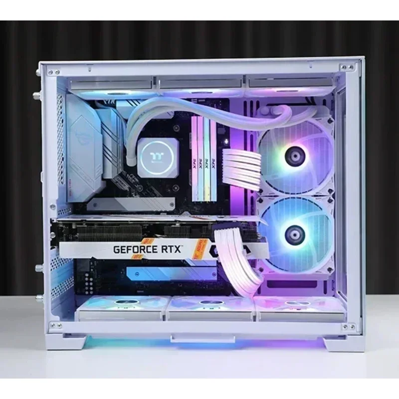 Komputer PC host i5 12600KF 12700KF dengan RTX3060Ti 3070Ti 3080 grafis 6G gaming DIY komputer PC, pendingin air game pc