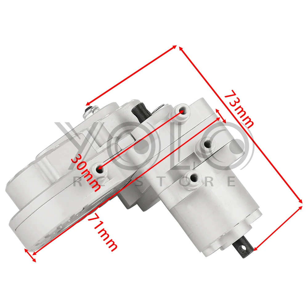 CNC Complete Gearbox Dig Transmission Box Dig Gear for 1/10 RC Crawler Axial SCX10 II AXI03004 Capra 1.9 UTB Upgrade Parts